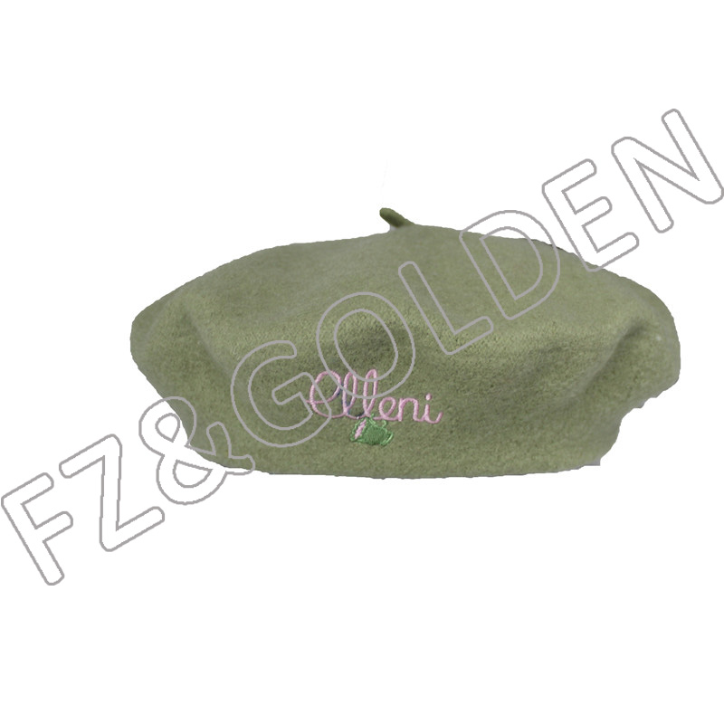 Discount Custom Baseball Cap Suppliers - 
 Winter Warm  Colorful Wool Berets  - FUZHI