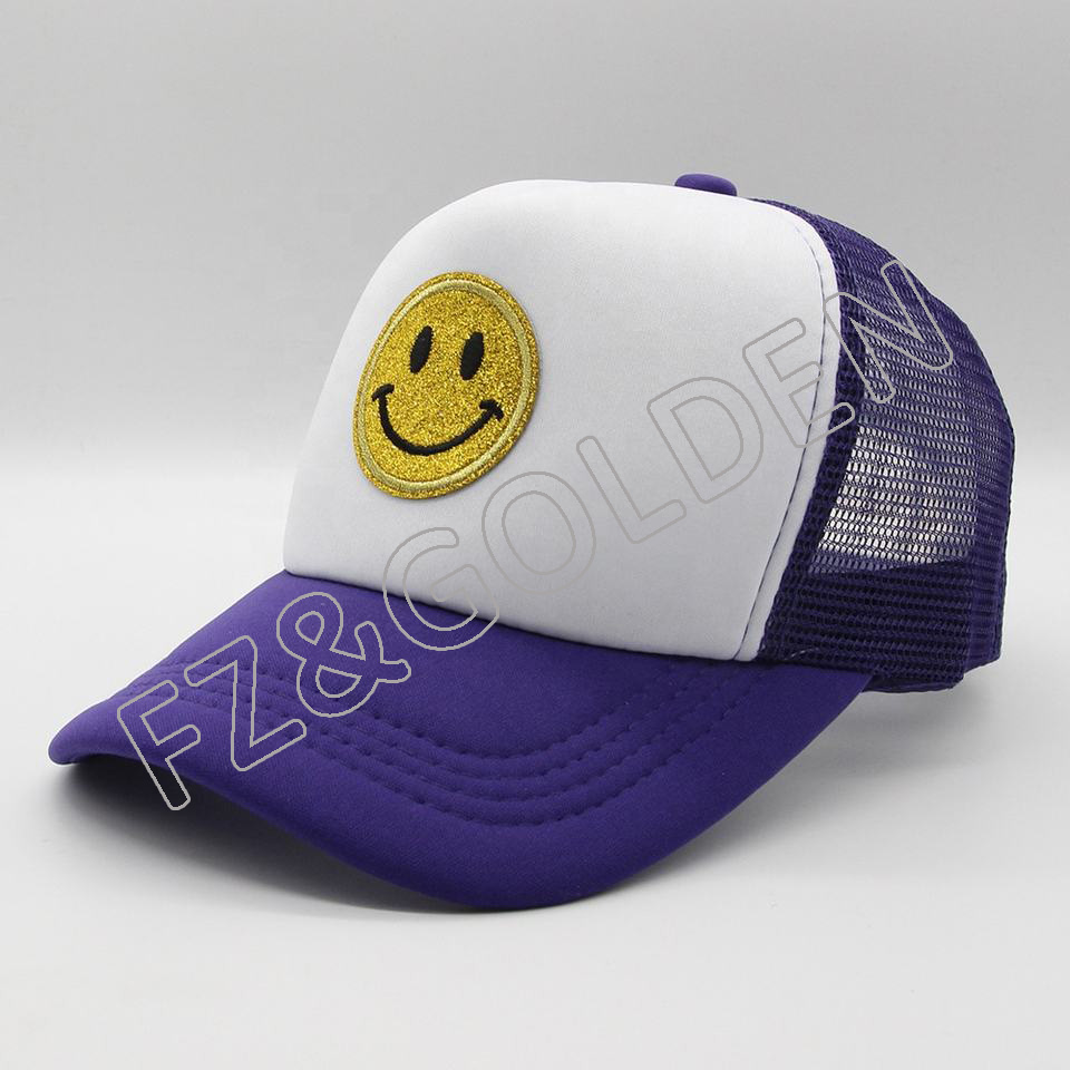 High-Quality Beret Cap Supplier - 
 Custom Logo Hot Pink Burgundy Neoprene Trucker Hat  - FUZHI