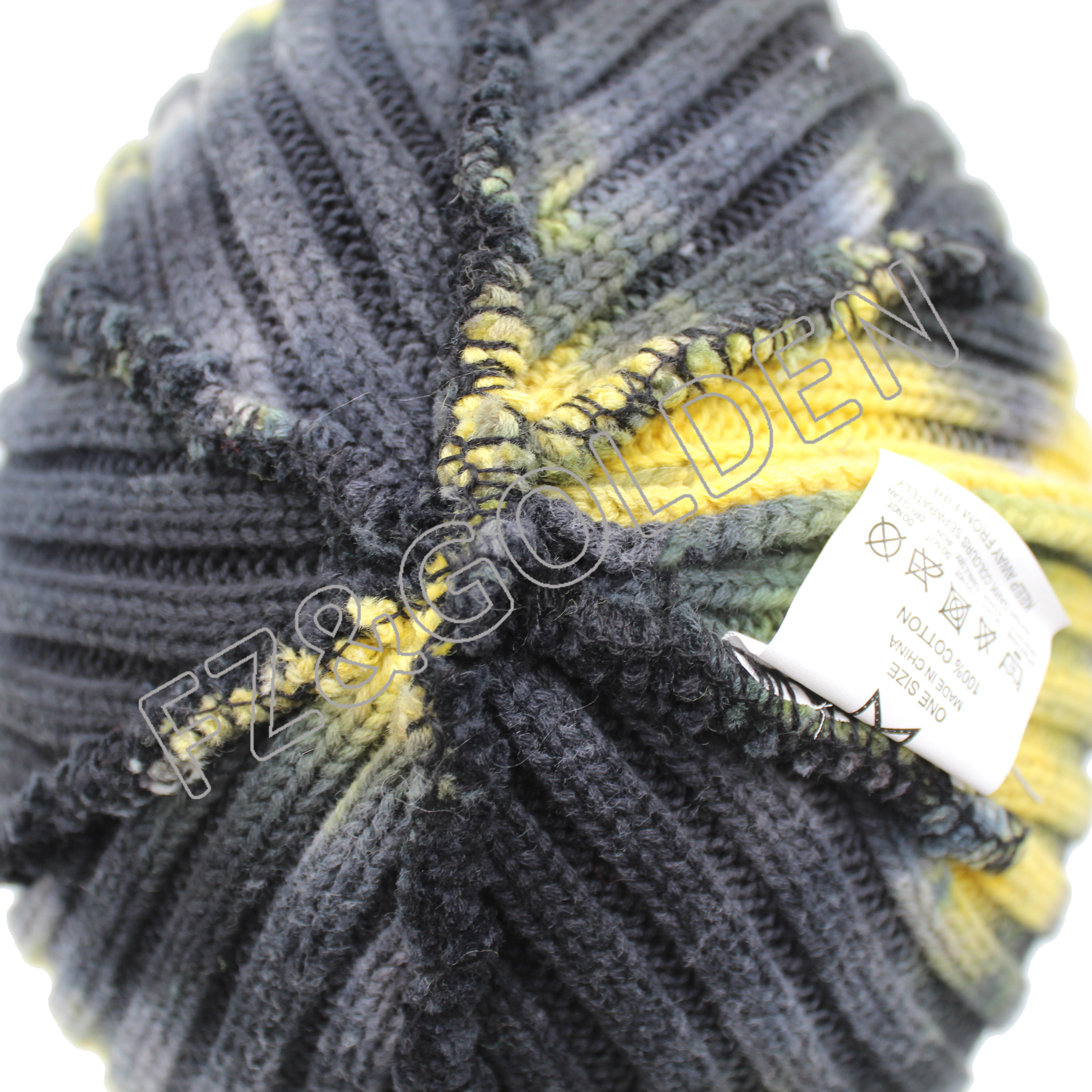 Export Organic Beanies Supplier - 
 100% Cotton Tie-dyed Knitted Hat  - FUZHI