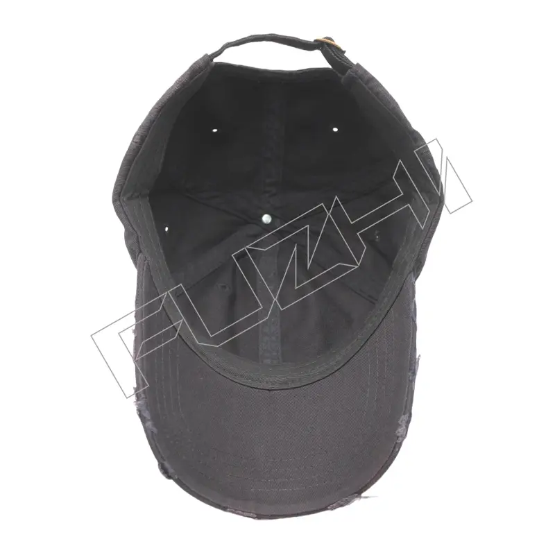 FZBC-6113 Fashion broken washed vintage cap men’s and women’s fashion brand water wash hole baseball cap outdoor sports travel sun protection washed cap