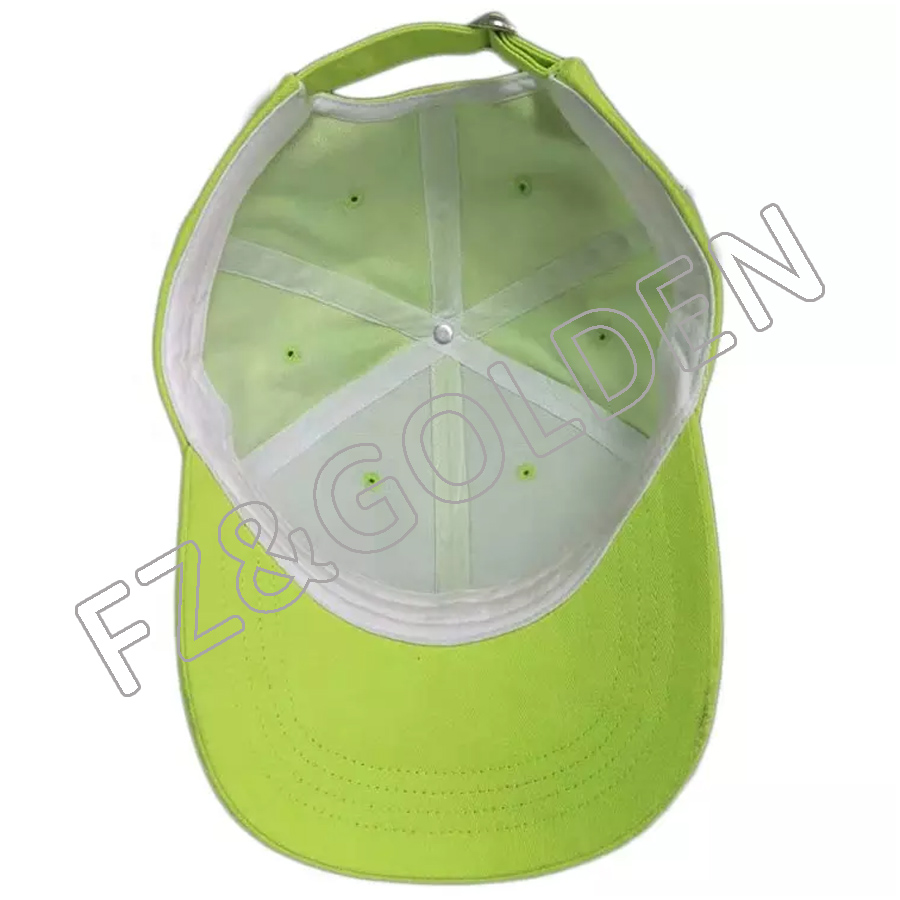 OEM/ODM Denim Baseball Cap Manufacturer - 
 New Arrival lime green baseball cap  - FUZHI