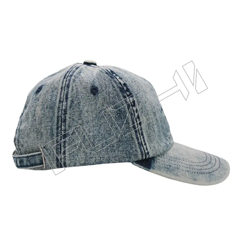 FZBC-6103 New denim washed vintage cap men’s and women’s outdoor fashion trend sports casual baseball cap denim washed cap with wide brim