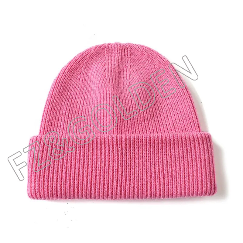 FZBH20250626 wholesale high quality fashion womens hats wool cashmere winter beanie with custom embroidery logo