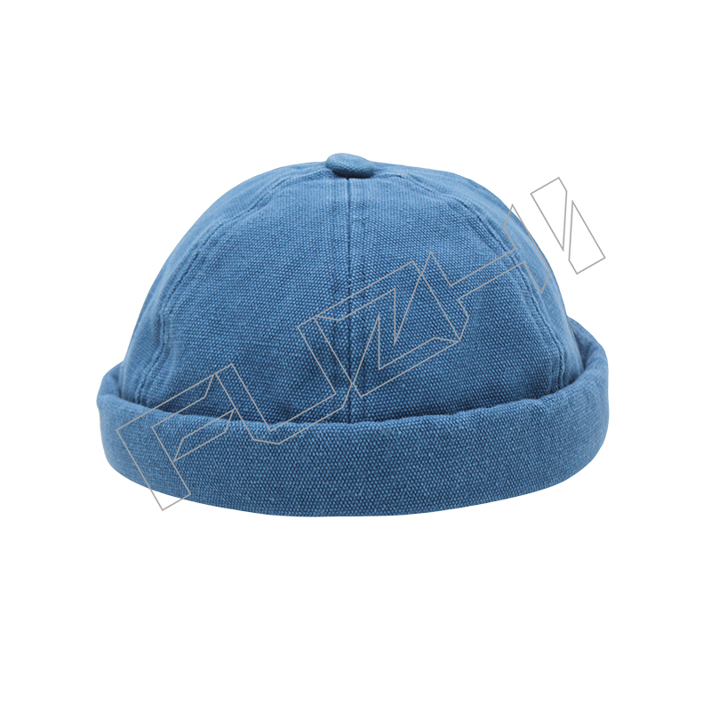 FZDL-1006 Fashion Street trend Casual dairy life oxford fabric melon skin hat bowler hat skull cap