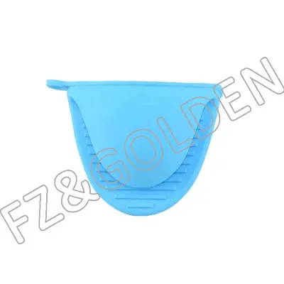 Kitchen Apron Manufacturer – 
 Fingers Silicone Oven Gloves with 2 Pot Holders  – FUZHI