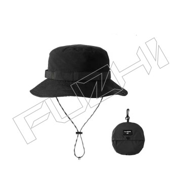 FZFH20250625 OEM ODM Custom Logo Quick Dry Fit Fashion Mens Fisherman Wide Brim Rope Cap bucket h...