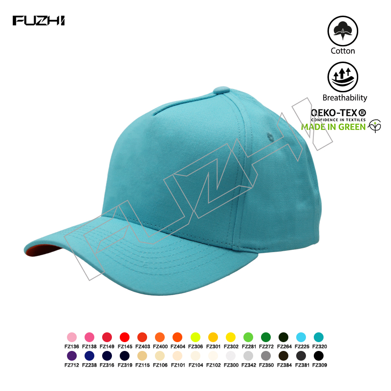 FZBC-7006 5 panel baseball cap (big panel)