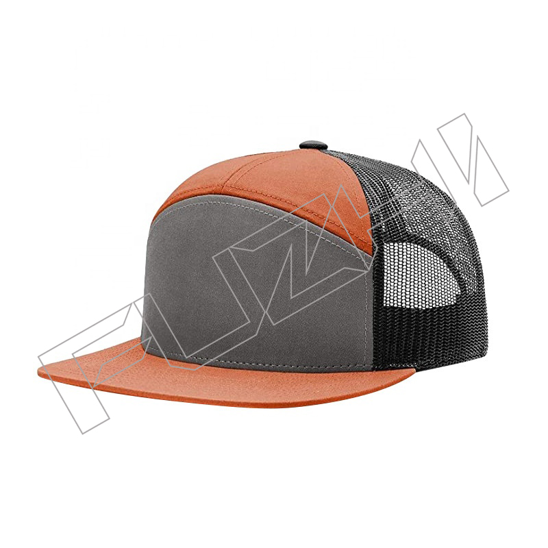 FZBC-7002 7 panel trucker cap