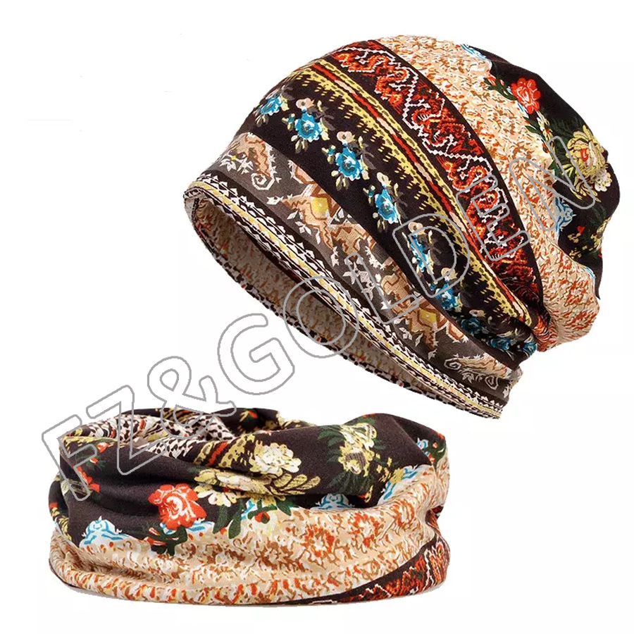 FZBH20250729-2 Jemis Skullies Thin Bonnet Cap Autumn Casual printed Beanies Hat
