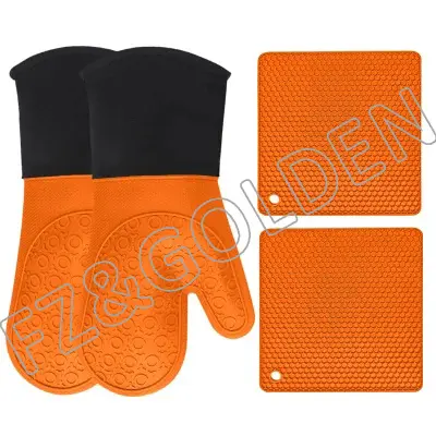 High-Quality Kitchen Gloves Supplier – 
 Silicone Kitchen Oven Mitts and Pot Holder   – FUZHI