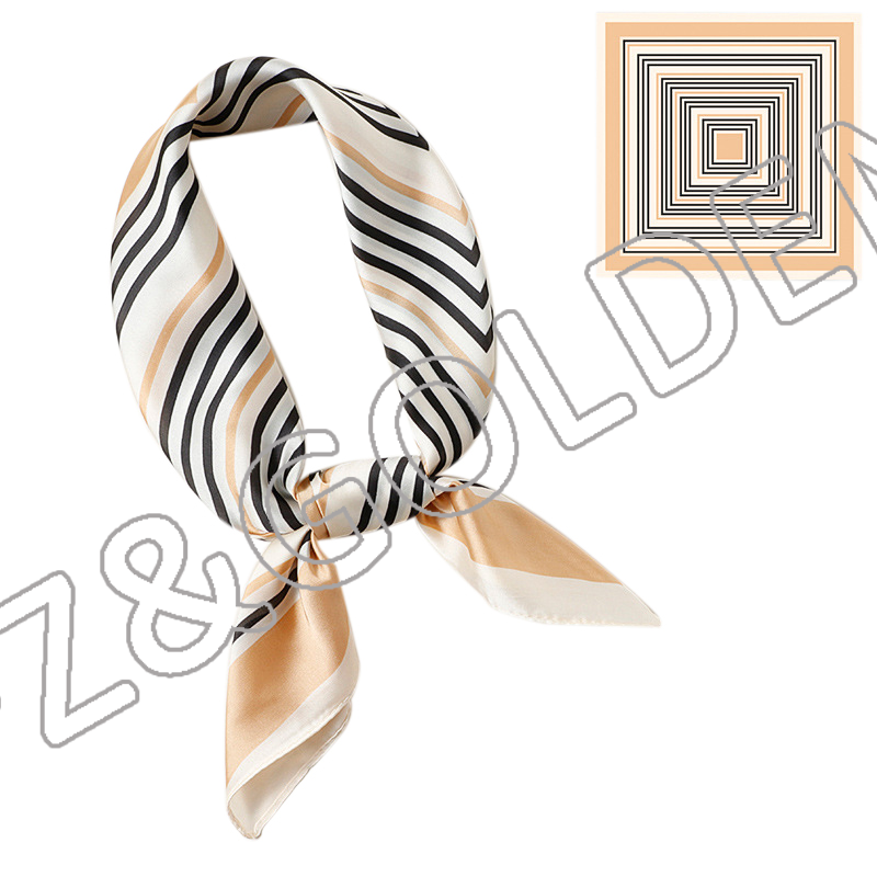 Cheapest Ladies Scarf - 
 New Fashion Custom Printing Silk Ladies Scarf    - FUZHI