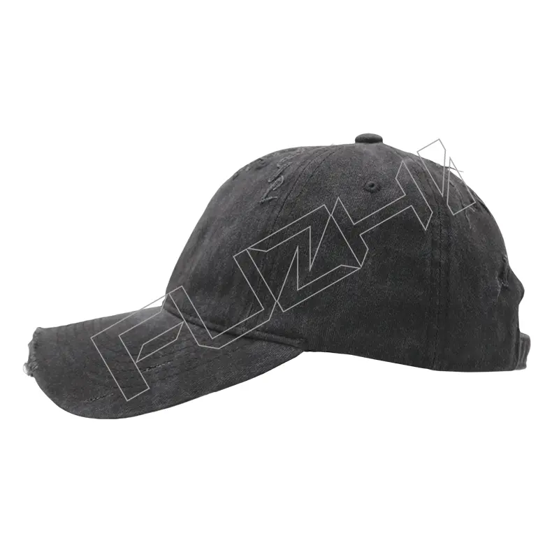 FZBC-6101 Korean broken washed vintage cap spring and summer shade washed to do old hole baseball cap soft top thin cap