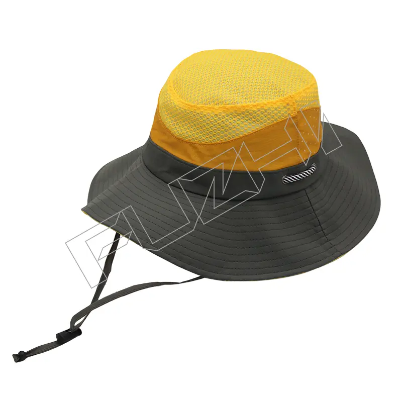 FZFH-2002 Fishing hat sun hat summer sun block large brim outdoor sun hat breathable foldable beach biking hat