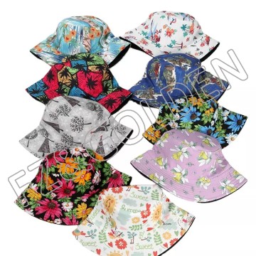 FZFH20250716-2 Wholesale Custom Logo All Over Printing tie dye Women Beach Bell Gorras Summer Fis...