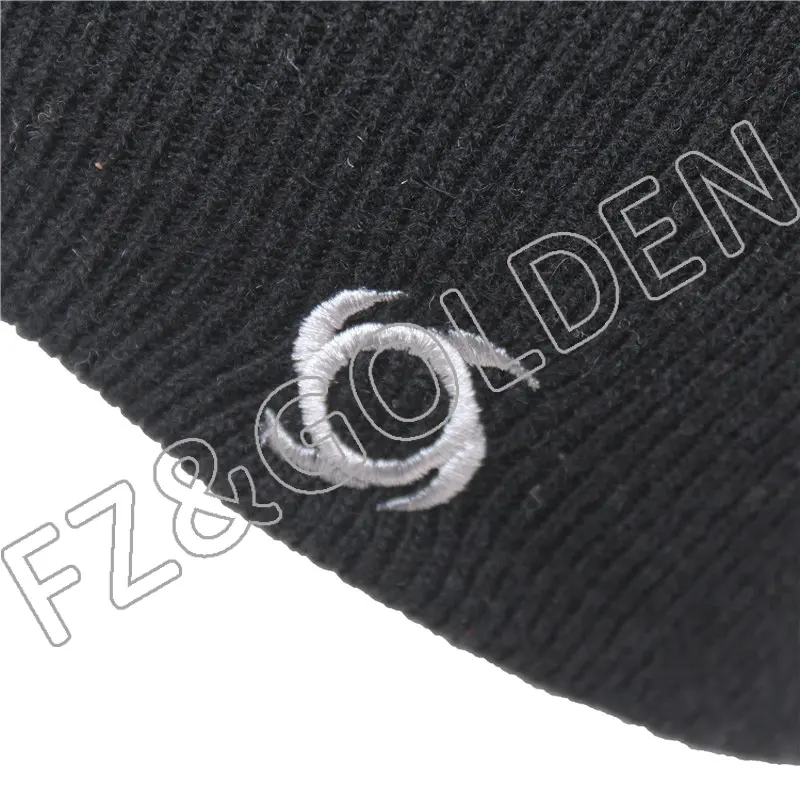 Cheapest Pom Beanie – 
 Winter Knitted Embroidered Beanie Hats  – FUZHI