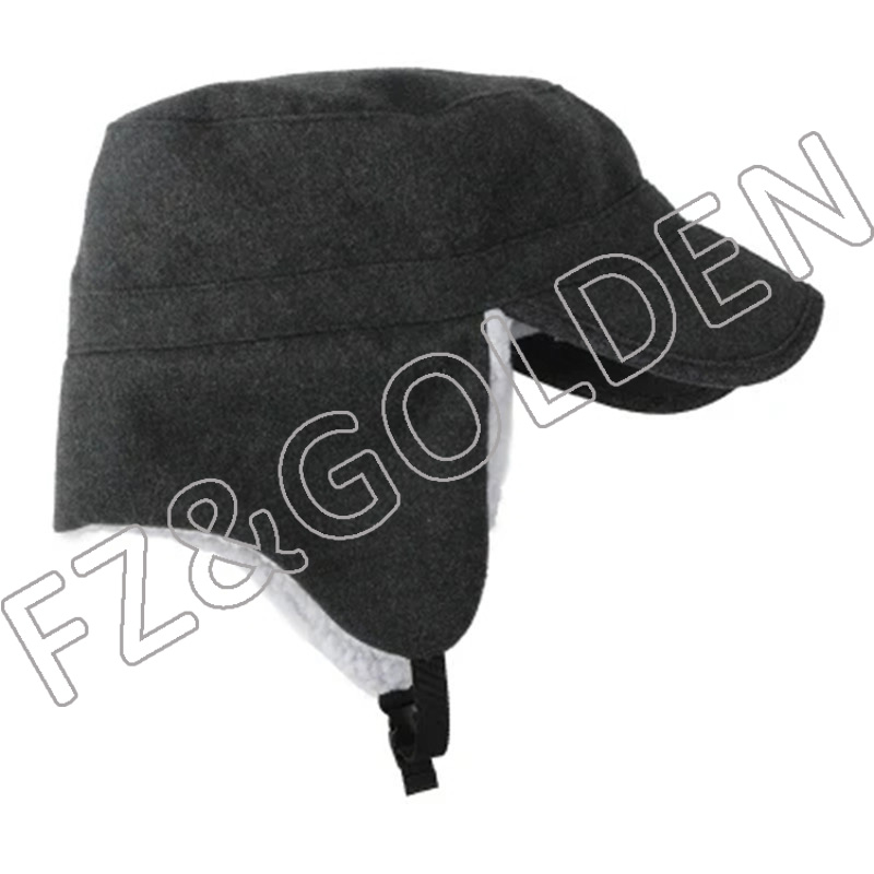 Export Reflective Winter Hat Factory - 
 New Arrival Fur Snow Warm Winter Caps Hats for Men  - FUZHI