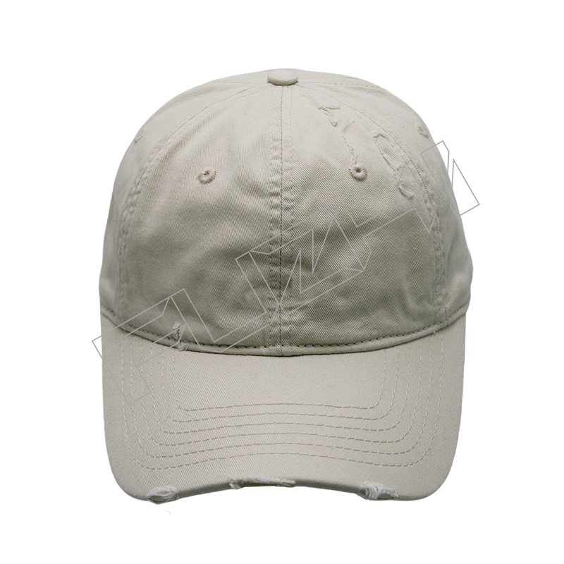 FZBC-6102 Solid color washed cap for men and women new spring and summer broken washed vintage ca...