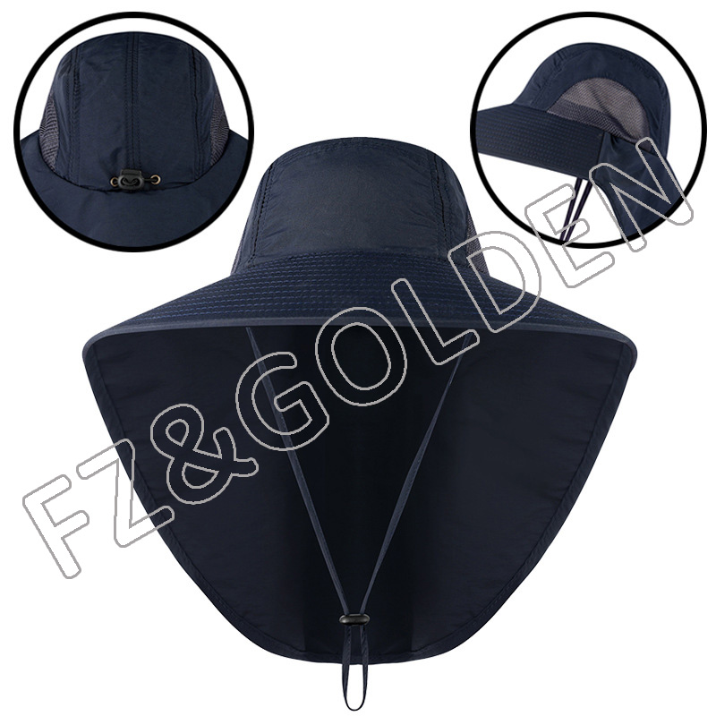 Best-Selling Kids Hat And Scarf Set Supplier - 
 The Depot Lightweight Quick Dry Polyester Packable Nylon Sun Bucket Hat   - FUZHI