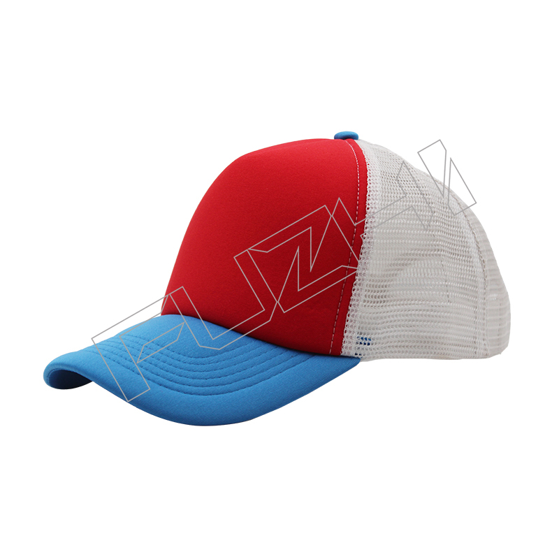 FZBC-5986 Customize 5 panel mesh color trucker cap