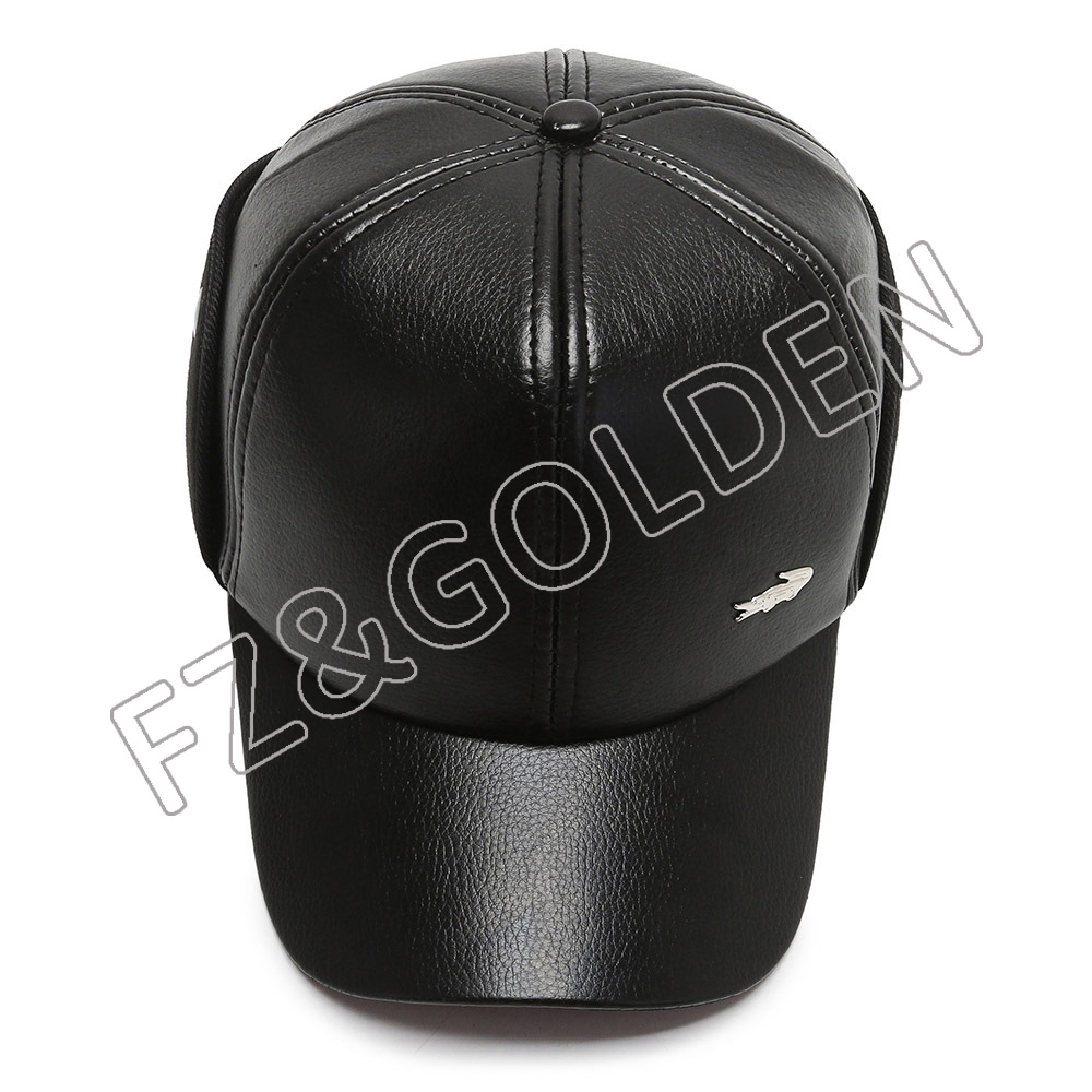 Discount Cap Custom Suppliers - 
 Winter Warm Mens Leather Winter Cap  - FUZHI