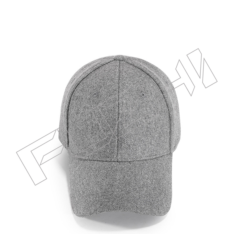 FZWC-1002 6 panel imitation woolen baseball cap