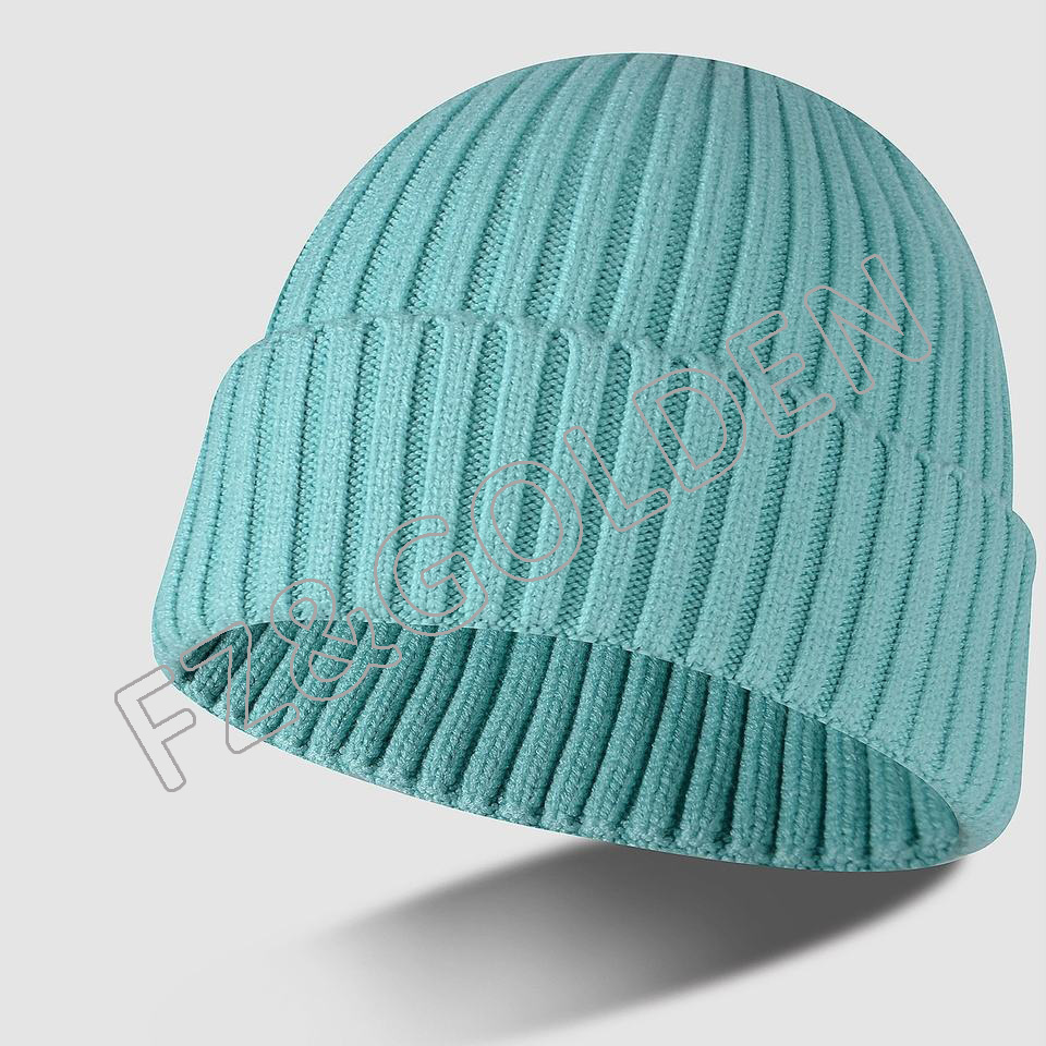 High Quality Custom Logo Multicolor Winter Polyester Knitted Beanie Hats