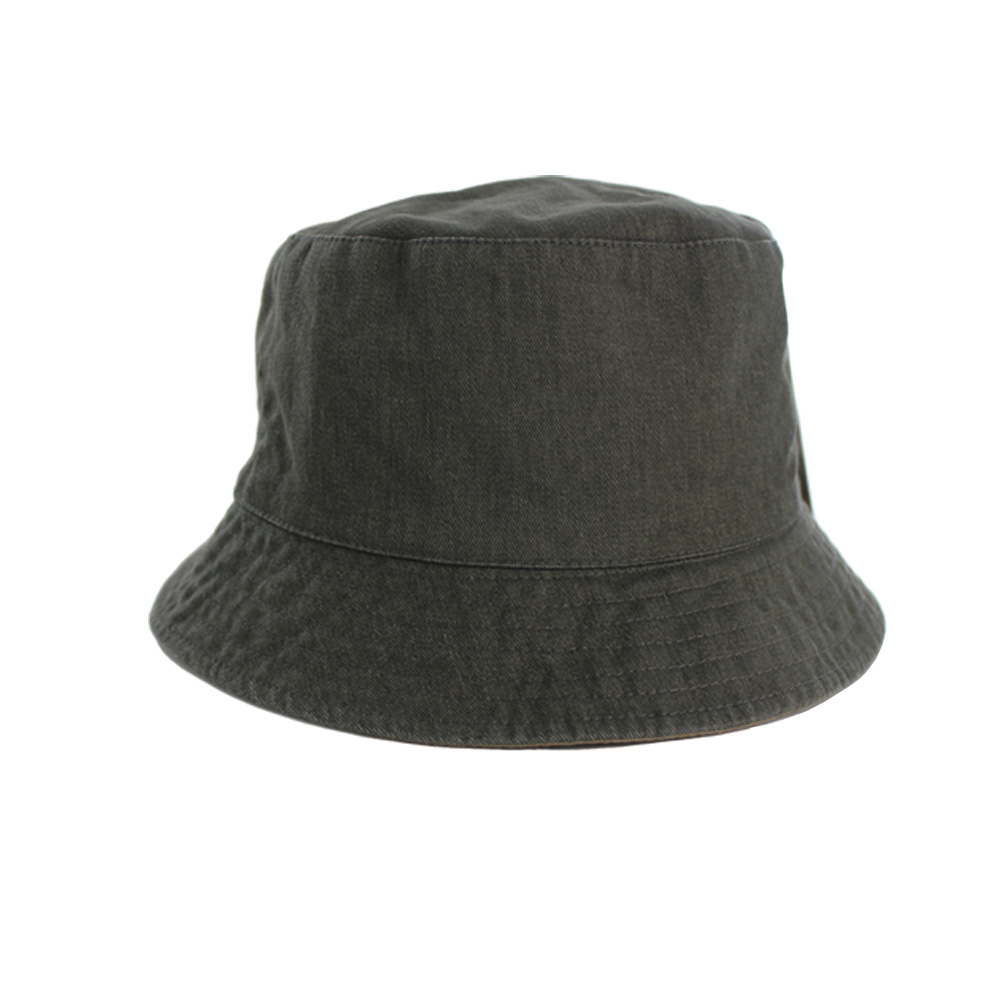 FZFH-2503 Casual outdoor sun-proof hard coating washed cotton double bucket hat