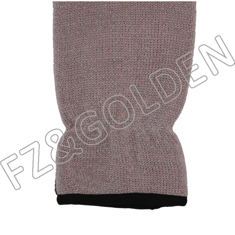 OEM/ODM Cotton Glove Supplier - 
 Reflective Knitted Adult Mitten  - FUZHI