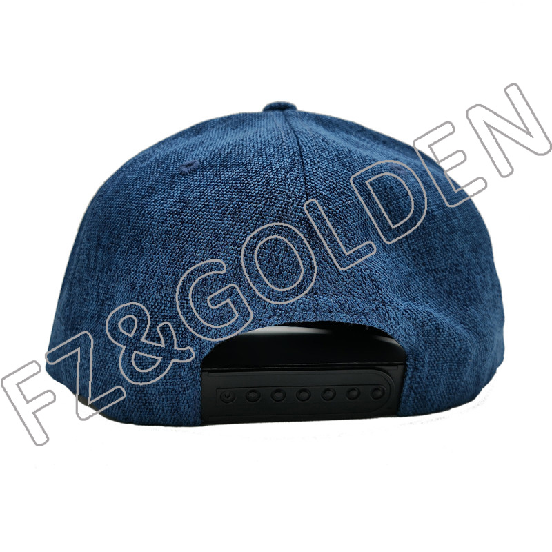Export Bike Cap Factory - 
 5 Panel  Embroidery Logo Snapback Cap  - FUZHI