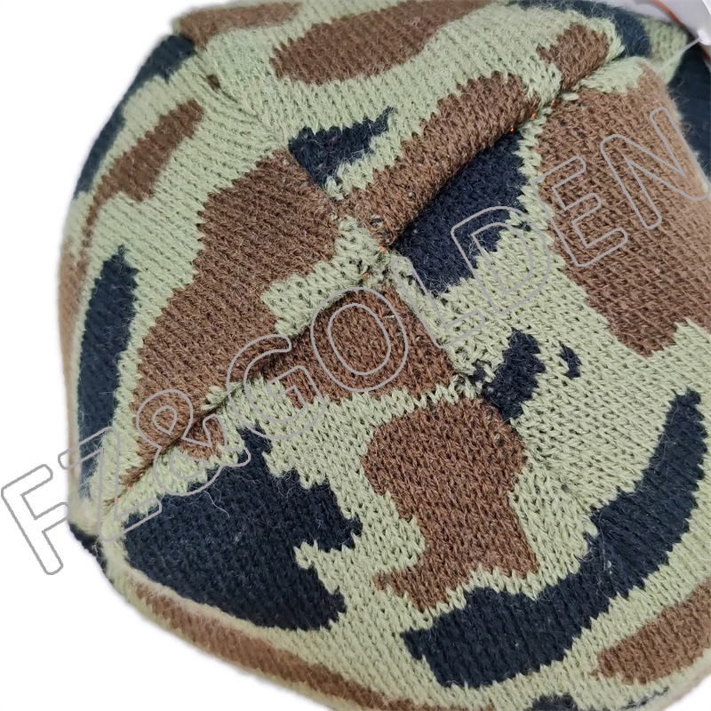 Cheapest High Quality Beanies Suppliers - 
 Warm Knitted Winter Camouflage Beanie Hat  - FUZHI
