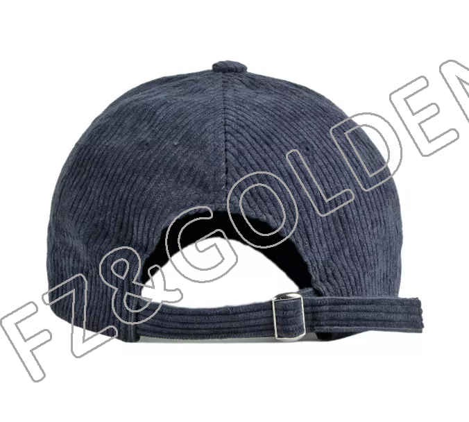 FZBC20250716-8 BSCI Wholesale Custom Your Design Embroidery Logo Dad High Quality 6 Panel Baseball Cap Corduroy hat