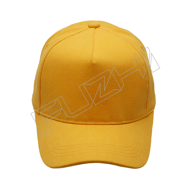 FZBC-5004 New 5 panel solid color cotton baseball cap heavy brushed cotton baseball cap men and w...