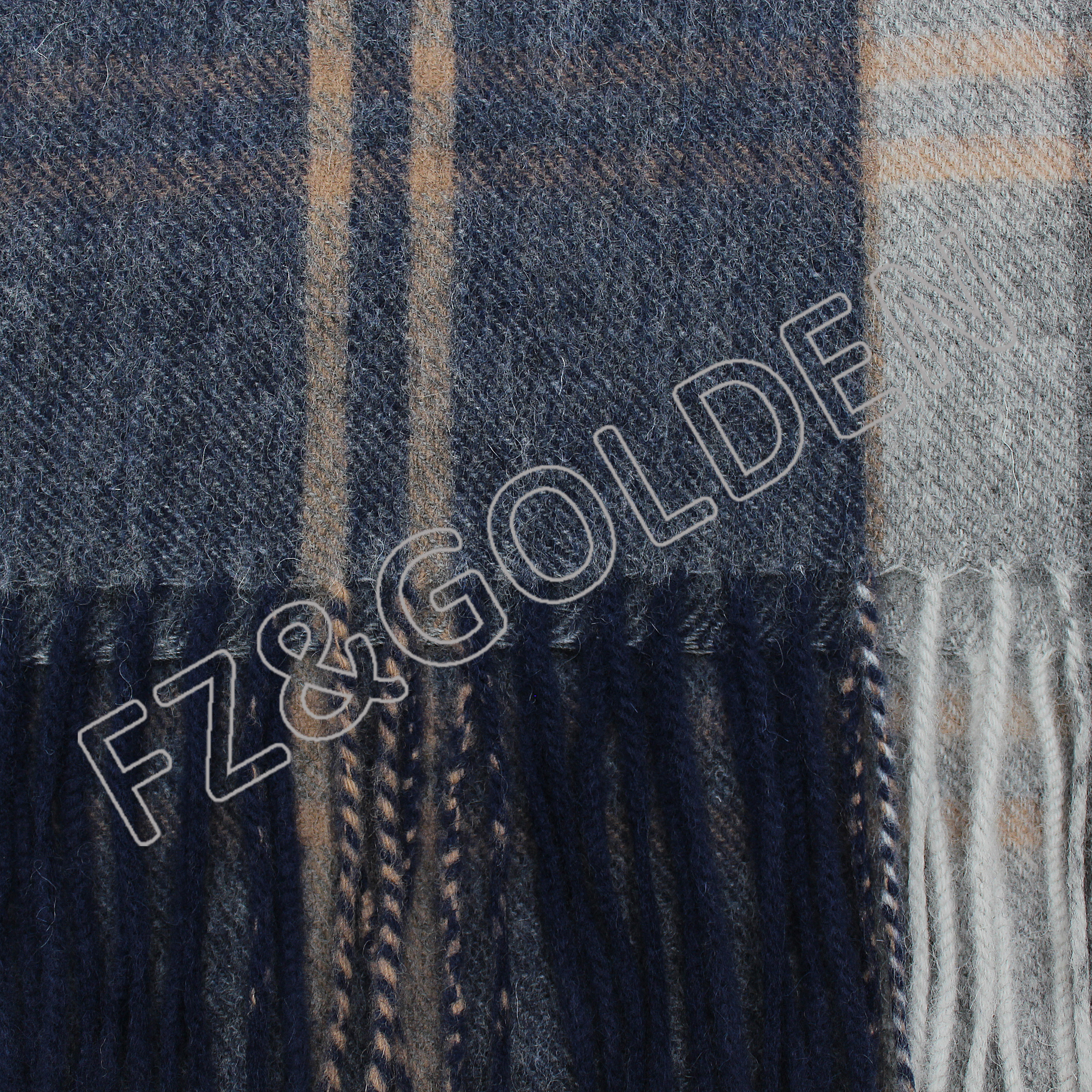 FZSC-3025  Item	Fabric	100% Wool Size	32*180cm Feature	Comfortable and Breathable Fashion Plaid Warm Pashmina Imitation Wool Neck Scarves Fringe Winter Shawl Winter Women Stylish cashmere scarf