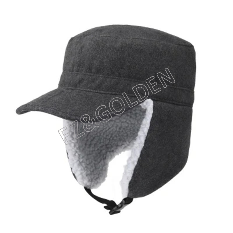 Wholesale Knit Beanie Hat Manufacturers -   New Arrival Fur Snow Warm Winter Caps Hats for Men  - FUZHI