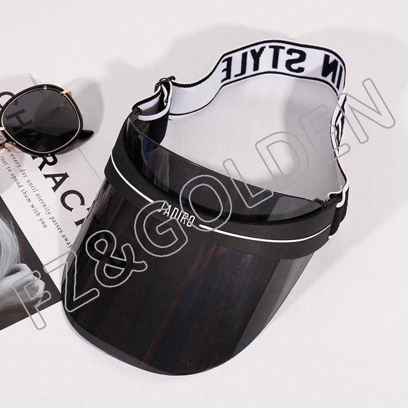 Best-Selling Custom Cap Manufacturer - 
 Candy Color UV Protection Sports Outdoor Activities Plastic Sun Visor  - FUZHI