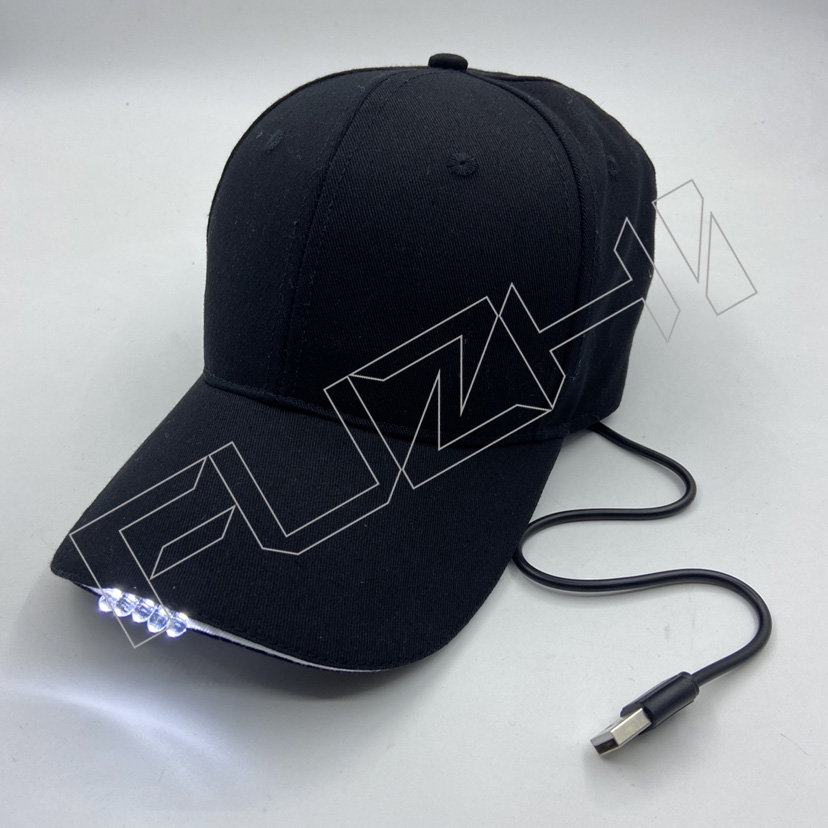 FZLC-3001 6 panel LED  baseball cap