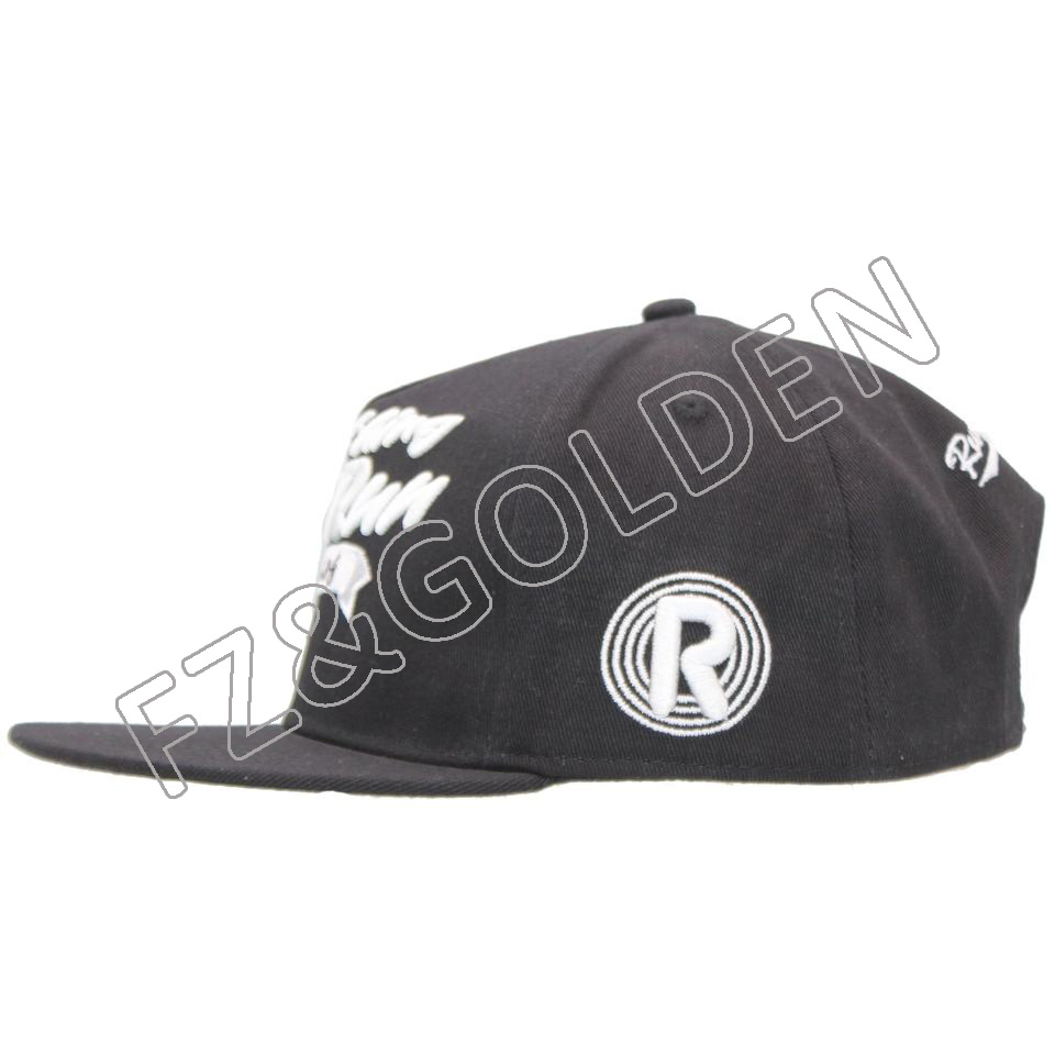 OEM/ODM Vintage Cap Factory - 
 Custom Logo Snapback Sports Cap   - FUZHI