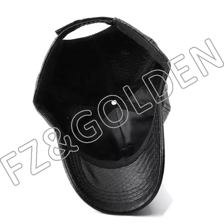OEM/ODM Camo Cap Supplier - 
 New Arrival snakeskin baseball cap hat  - FUZHI