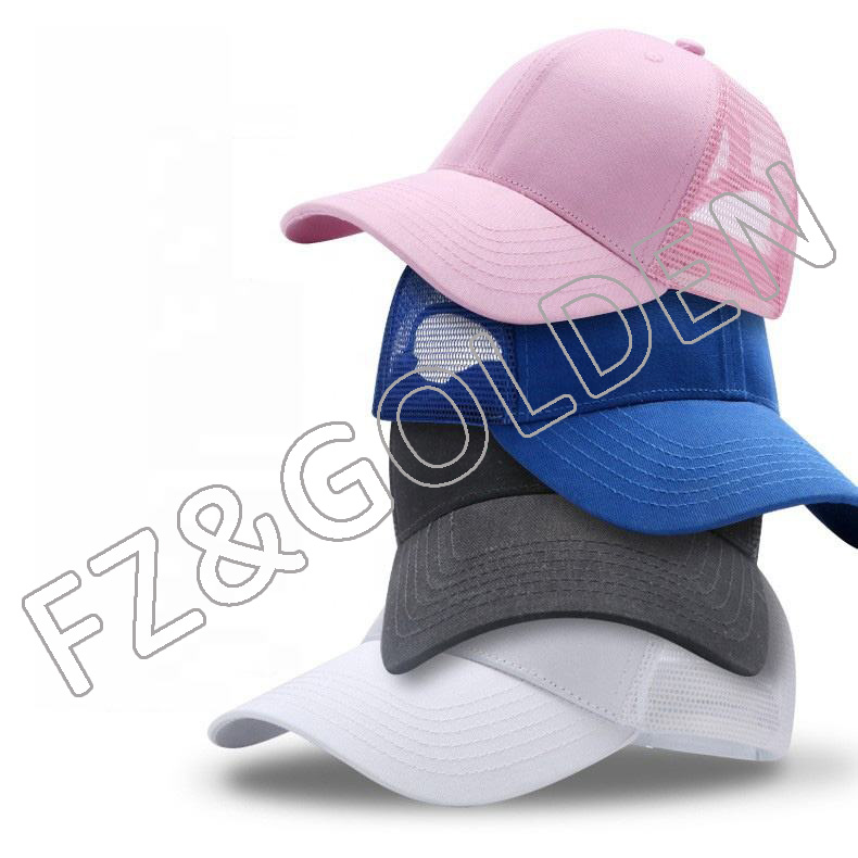 2022 Custom Trucker 6 Panel Men Mesh Cap With Custom Logo