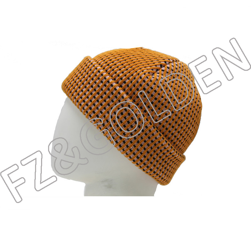 Wholesale Knit Beanie Manufacturers - 
 100% Acrylic Knitted Hat   - FUZHI