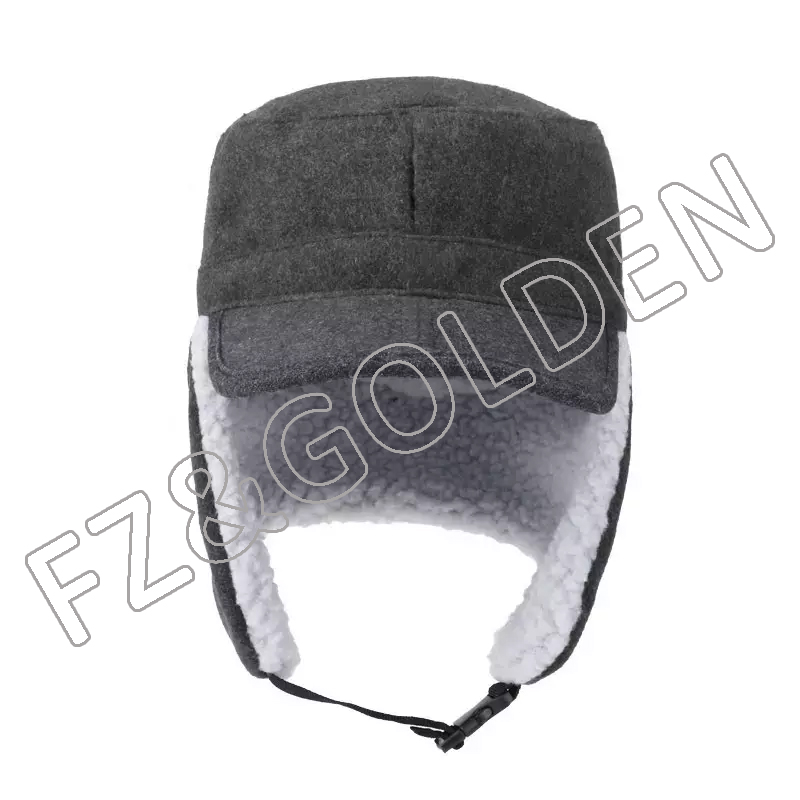 FZWH20250722-1 Hot selling soft faux fur bomber stock colors trapper mask Thickened Thermal Ear Protection warm Winter Trooper Hat