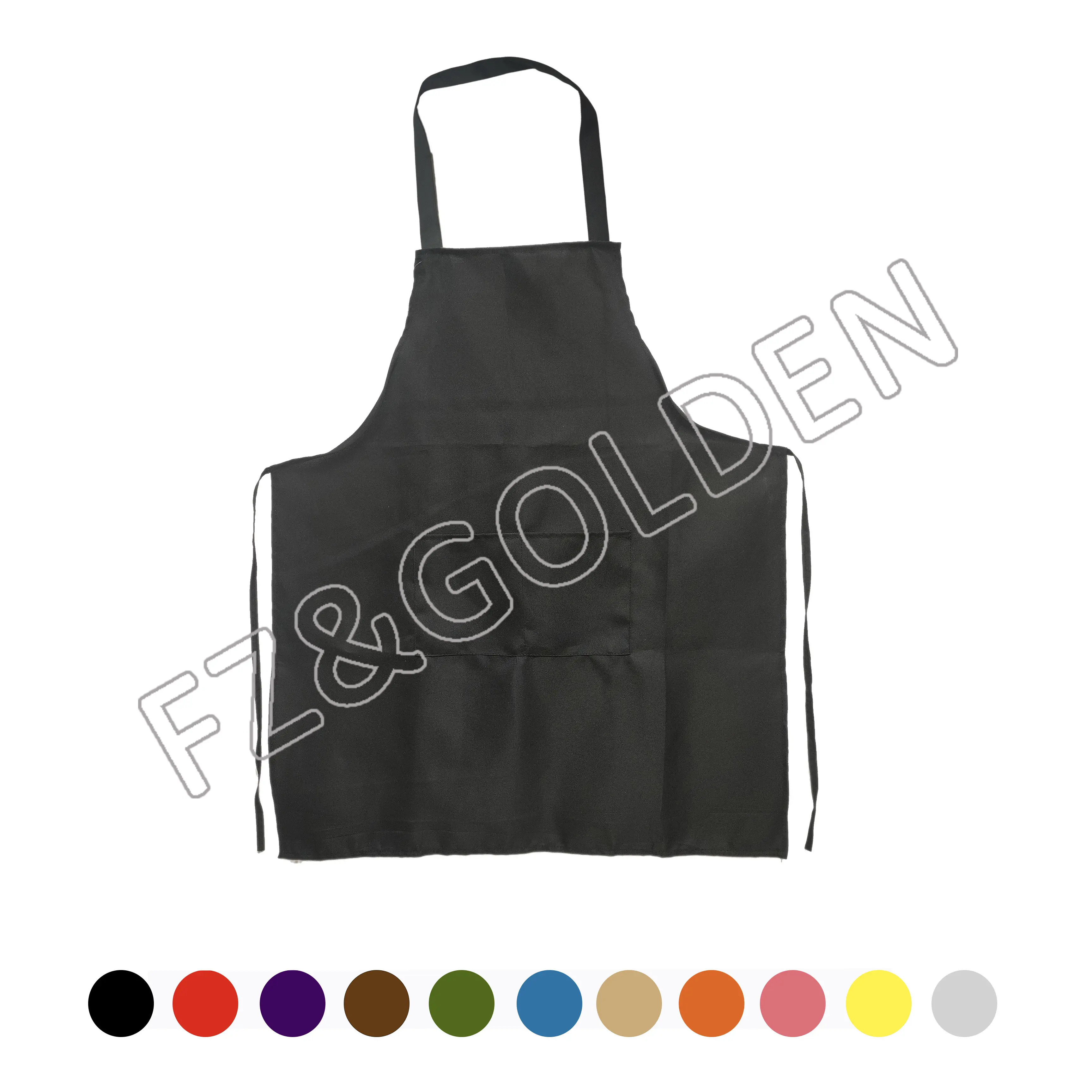 Wholesale Kitchen Gloves – 
 Polyester Apron With Two Pocket  – FUZHI