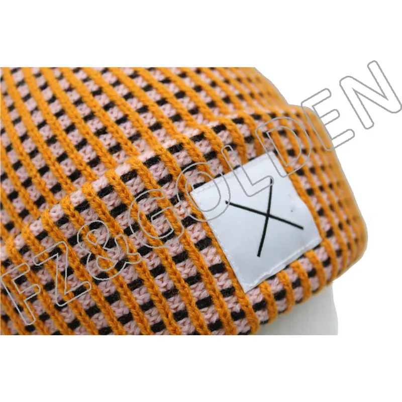 100% Acrylic Knitted Hat 