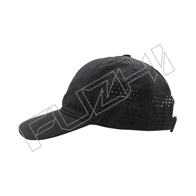 FZSC-1008   6 panel laser holes baseball cap