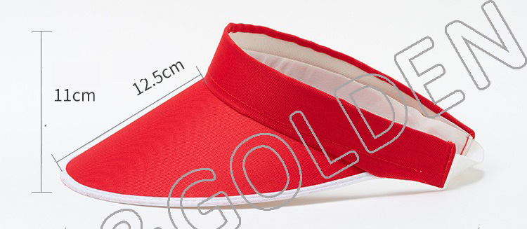 High-Quality Bicycle Cap Factory - 
 Sun Protection Adjustable Wide Brim Women Sports Visor Sun Hat   - FUZHI