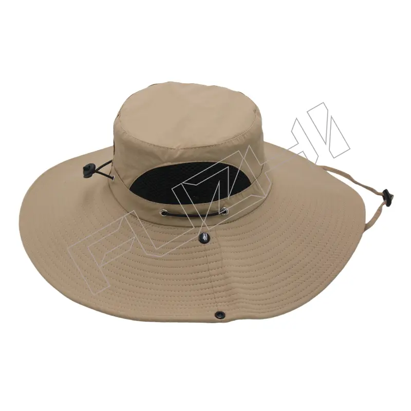 FZFH-2006 Summer quick-drying cape fishing hat sunblock hat outdoor sun hat UV protection sun hat Large brimmed hiking hat