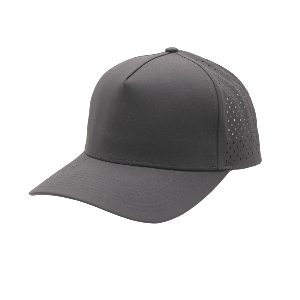 FZBC-2401 5 panel laser holes baseball cap