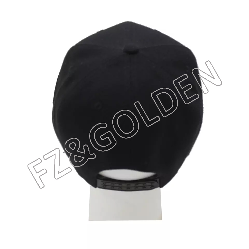 OEM/ODM Military Cap Supplier - 
 Luxury hip hop fitted custom embroidery flat bill brim peak snap back embroidered snapbacks cap hat  - FUZHI