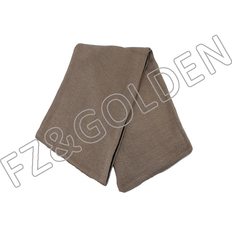High-Quality Knitted Scarf - 
 Reflective knitted adult scarf   - FUZHI
