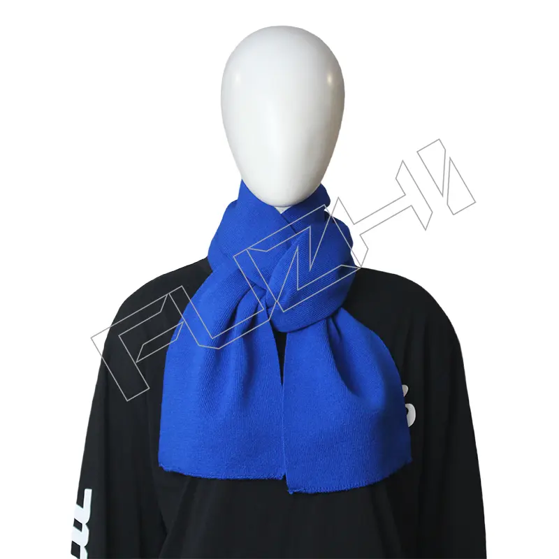 FZSC-3021 Customized men and women’s  winter warm knitted beanie scarf glove set outdoor weatherproof acrylic knitted beanie scarf  glove